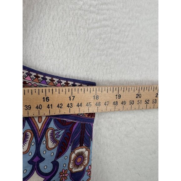 Caroline‎ Constas floral paisley babydoll boho colorful maxi dress sz M - Picture 5 of 8